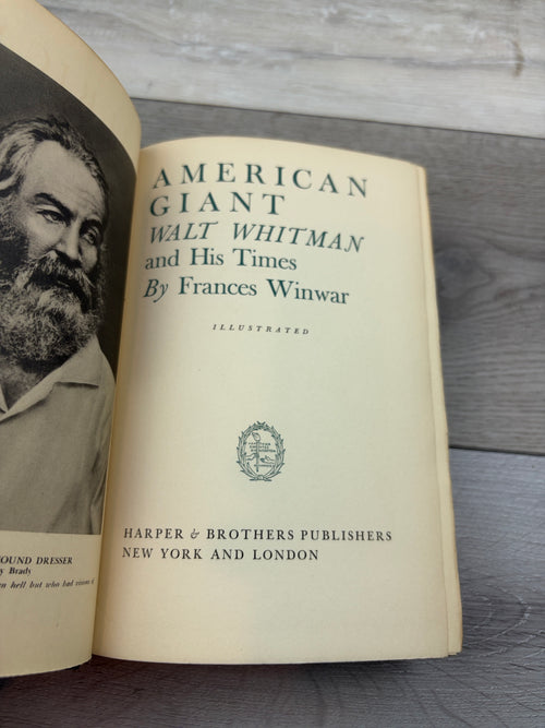 American Giant: Walt Whitman and His Times