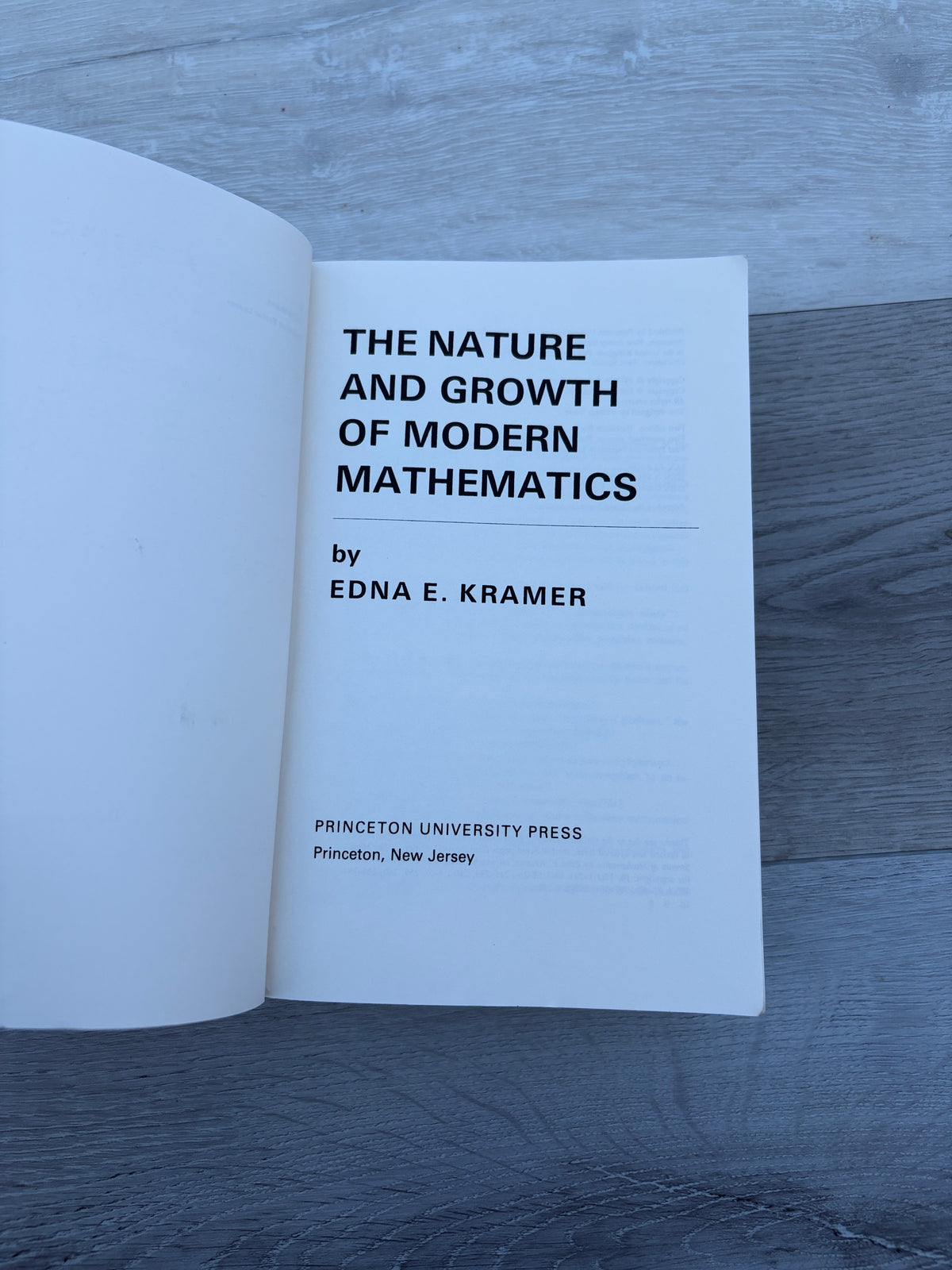 The Nature and Growth of Modern Mathematics