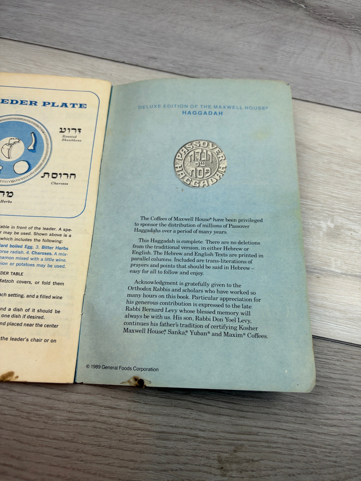 Maxwell House Passover Haggadah