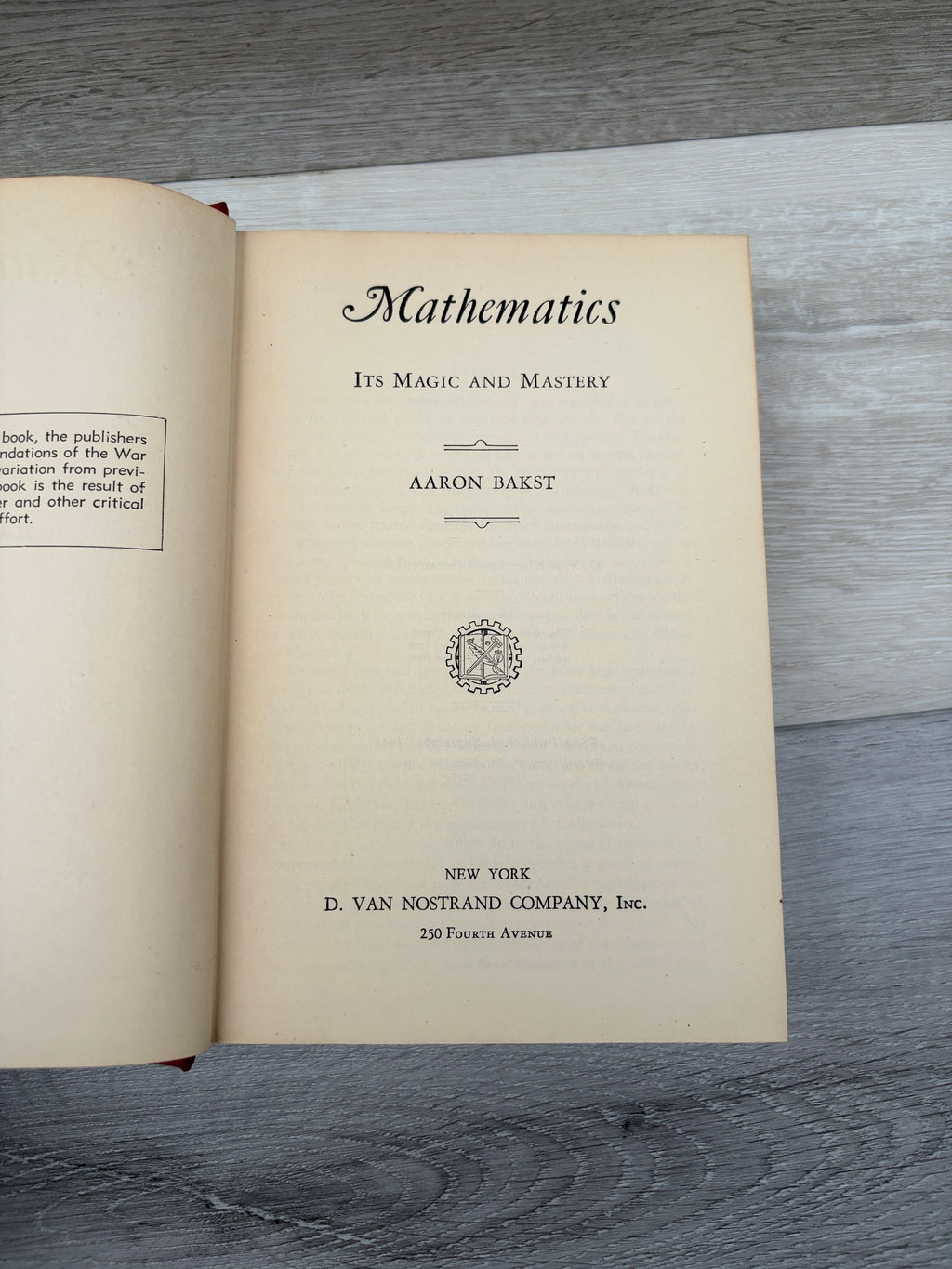 Mathematics: Its Magic and Mastery