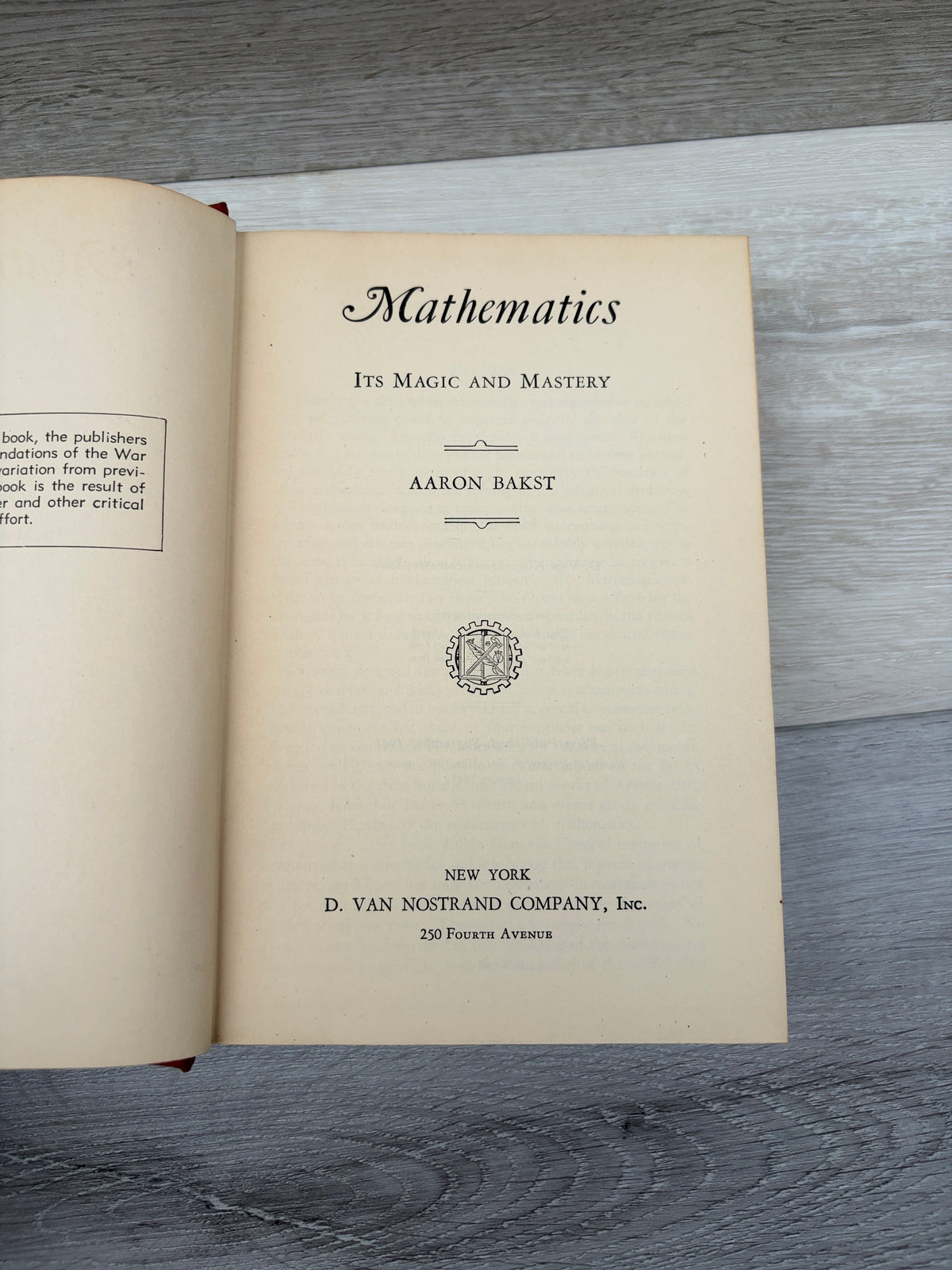 Mathematics: Its Magic and Mastery
