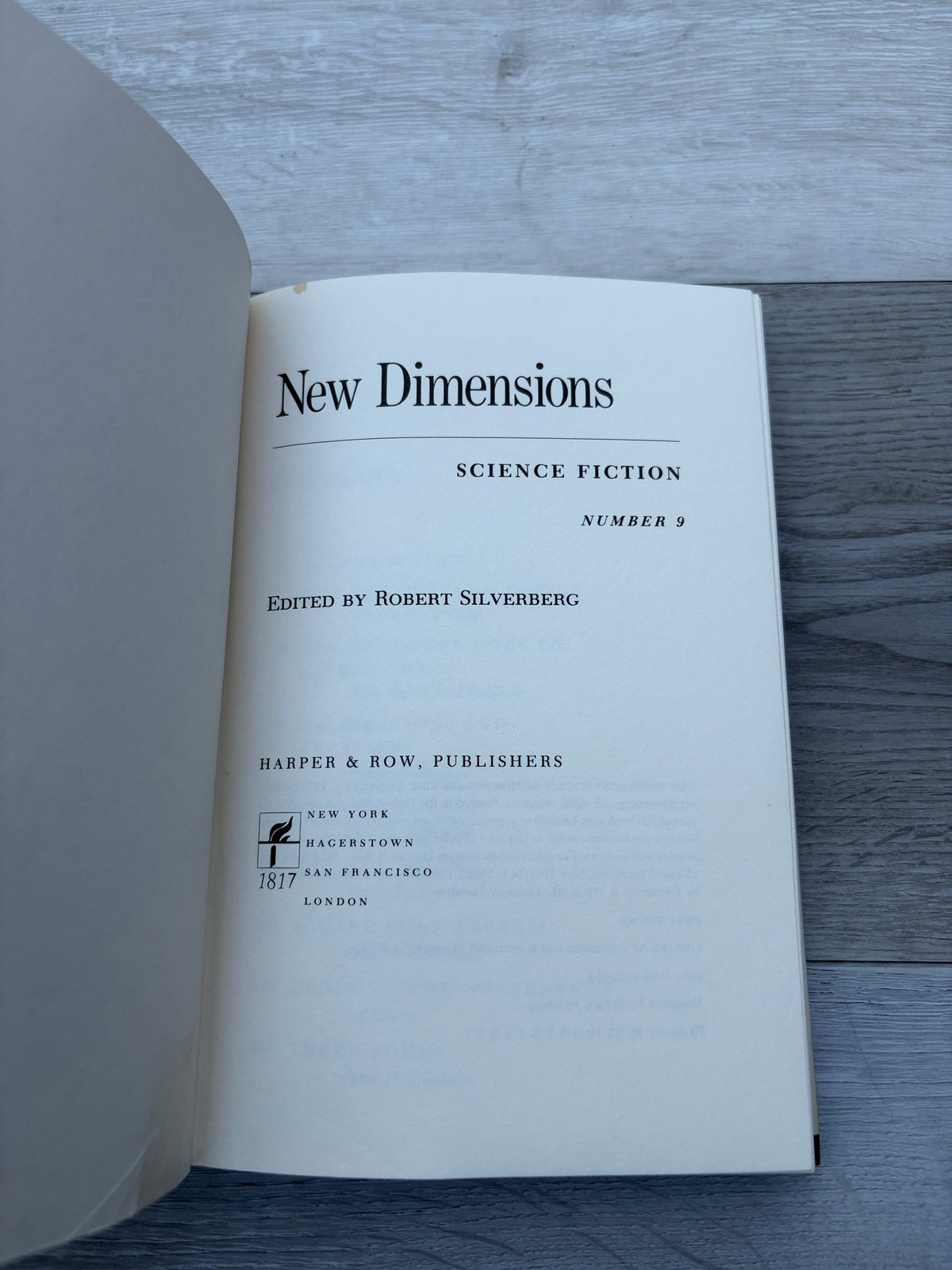 New Dimensions Science Fiction Number Nine