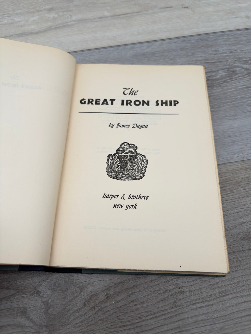 The Great Iron Ship