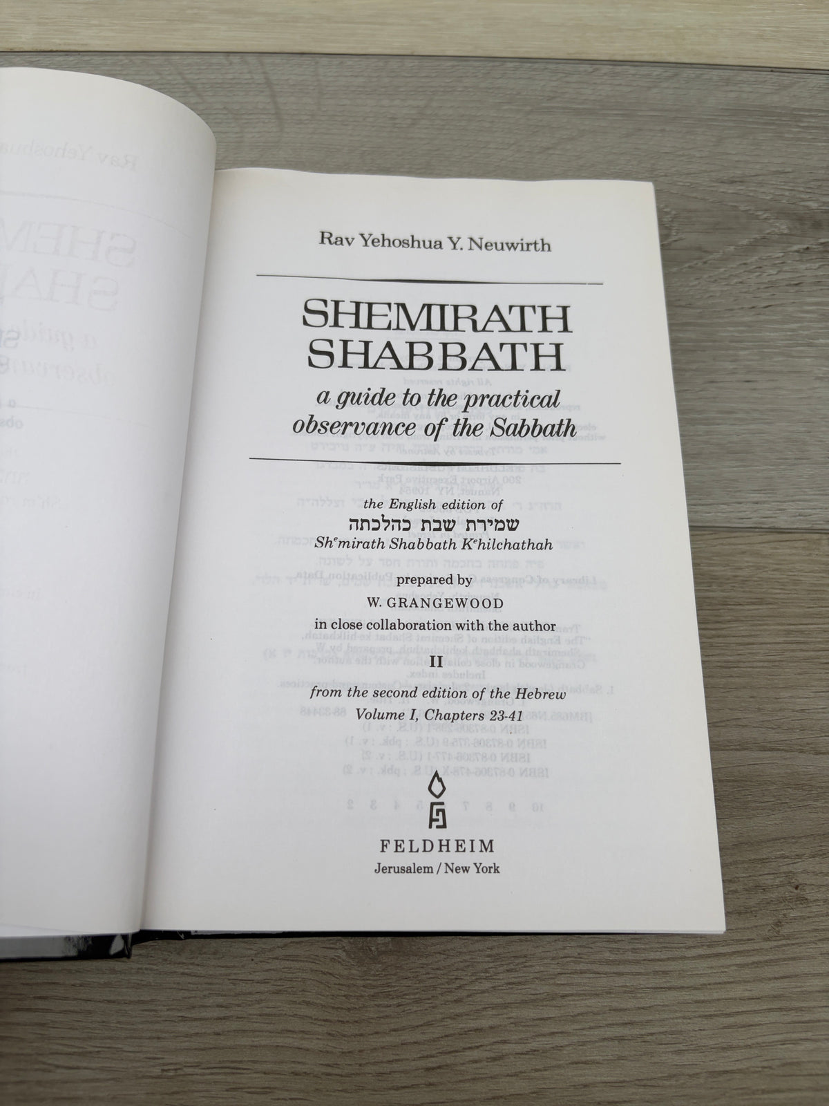 Shemirath Shabbath: a guide to the practical observance of the Sabbath