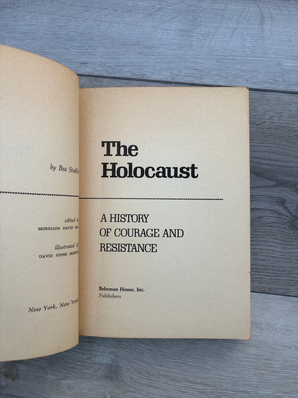 The Holocaust: A History of Courage and Resistance