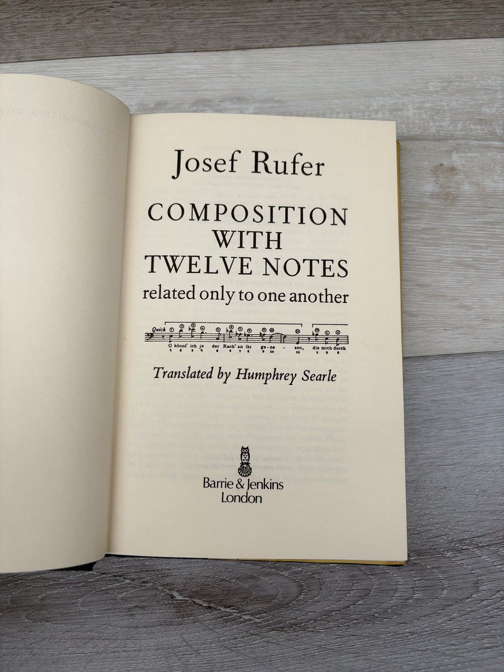 Composition with Twelve Notes Related Only to One Another
