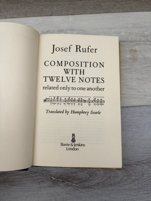 Composition with Twelve Notes Related Only to One Another