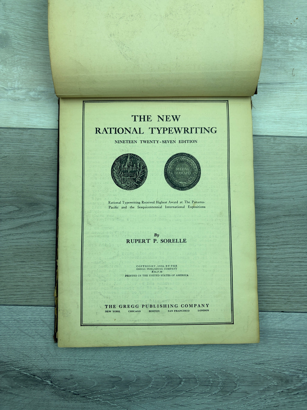 The New Rational Typewriting: Nineteen Twenty-Seven Edition