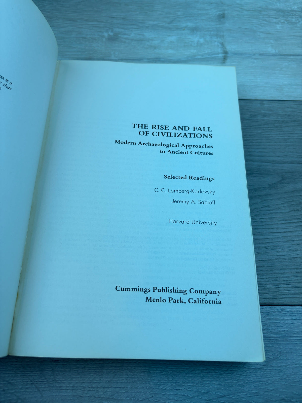 The Rise and Fall of Civilizations