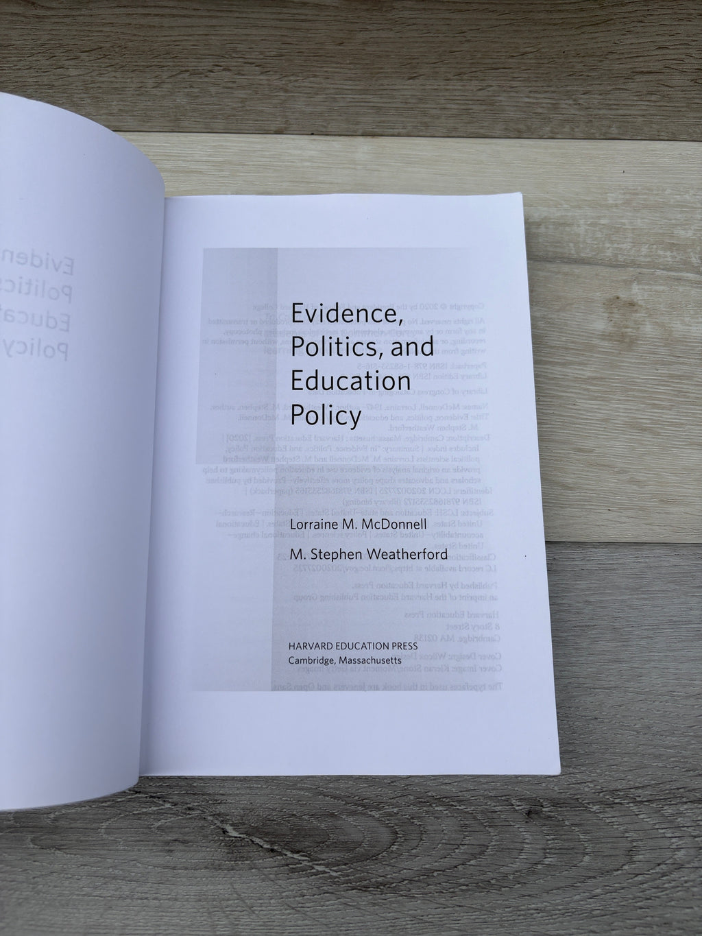 Evidence, Politics, and Education Policy