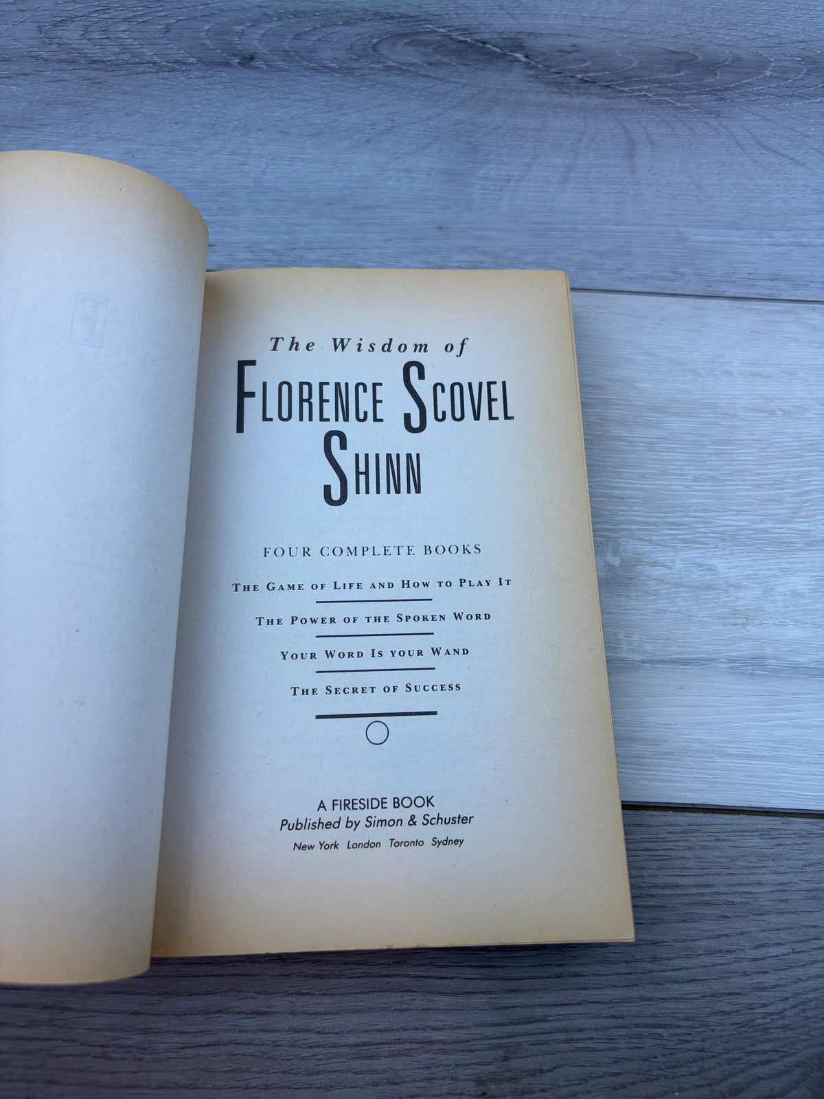 The Wisdom of Florence Scovel Shinn