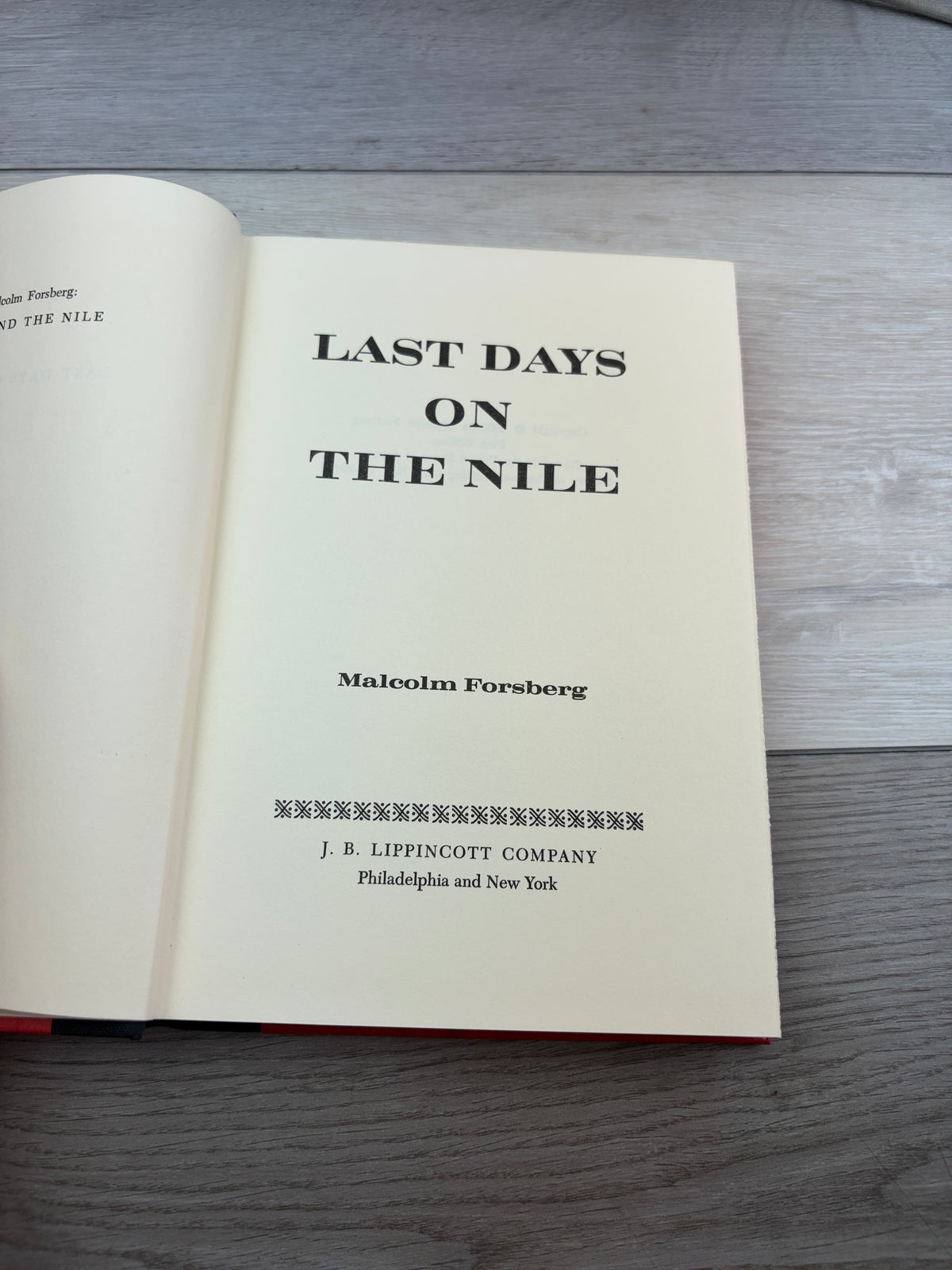 Last Days on the Nile