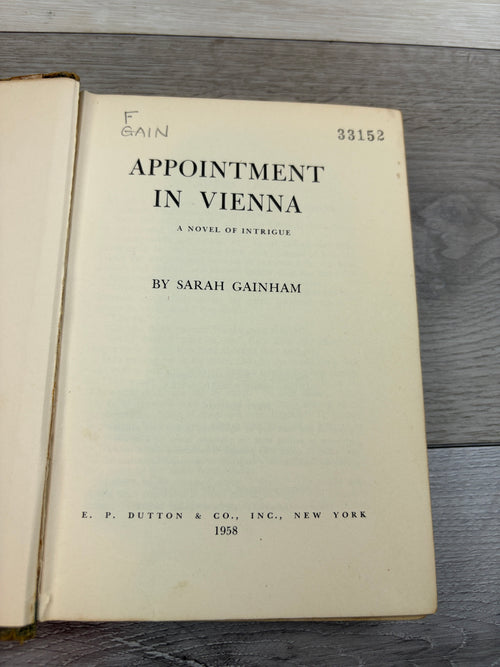 Appointment in Vienna: A Novel of Intrigue