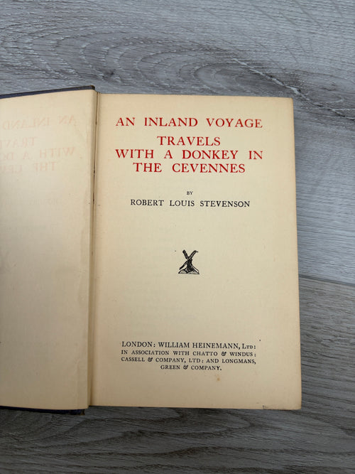 An Inland Voyage; Travels with a Donkey in the Cevennes