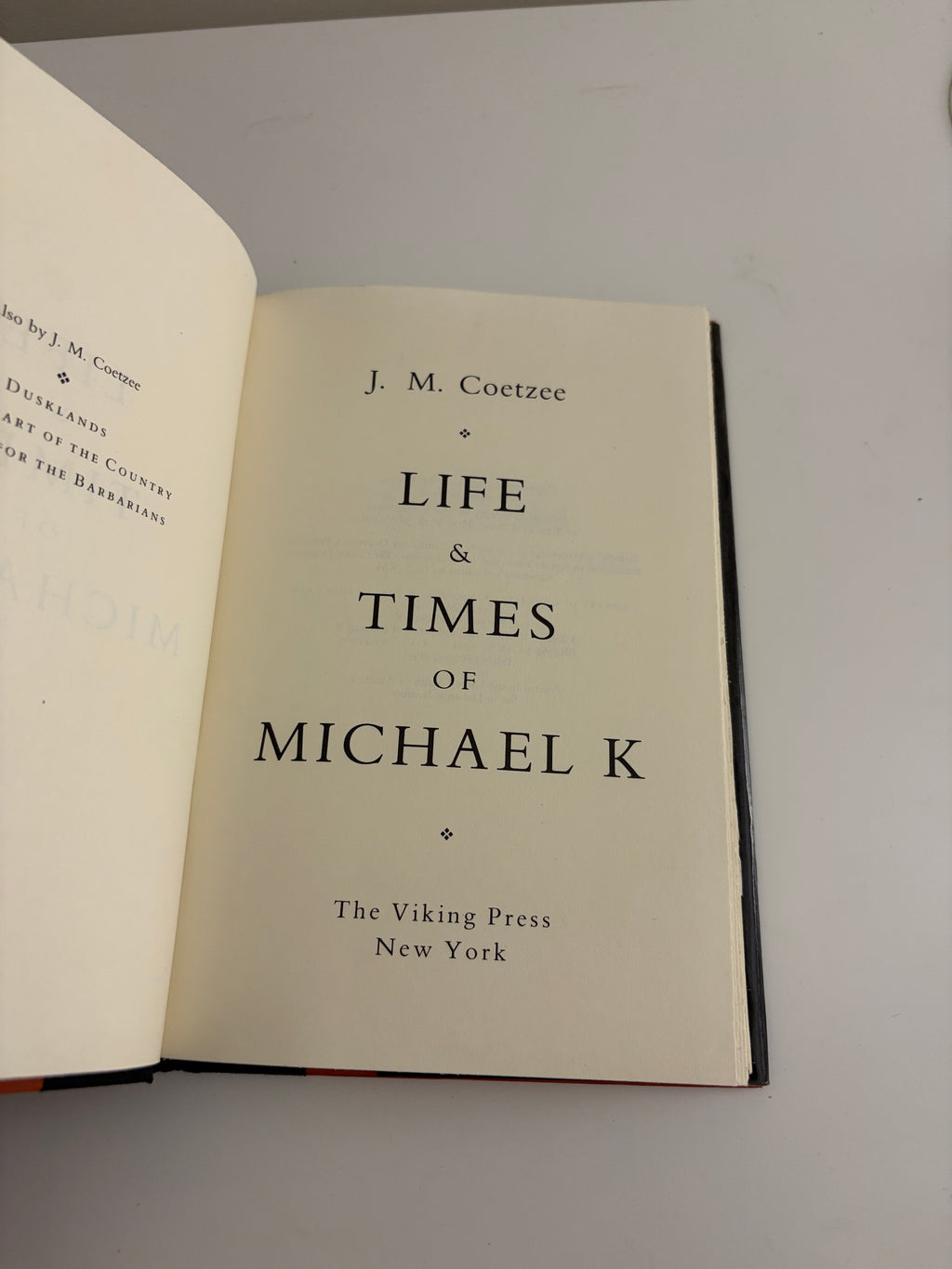 Life & Times of Michael K