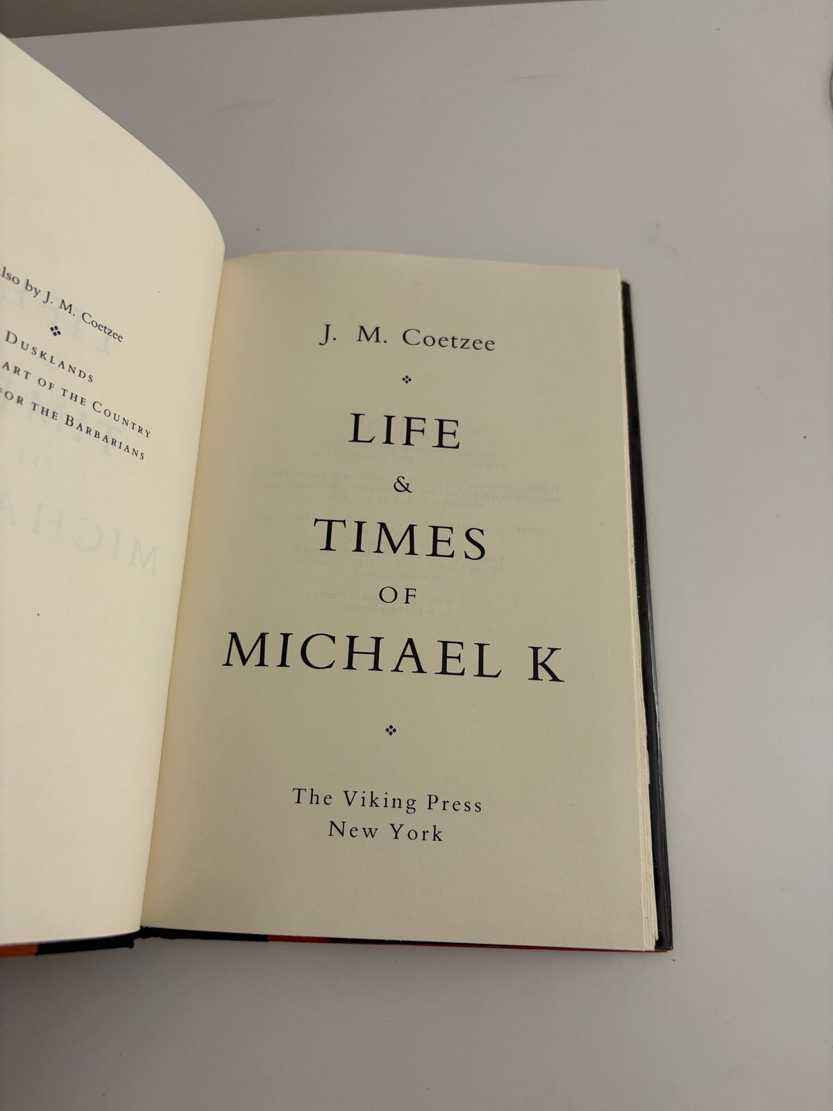 Life & Times of Michael K