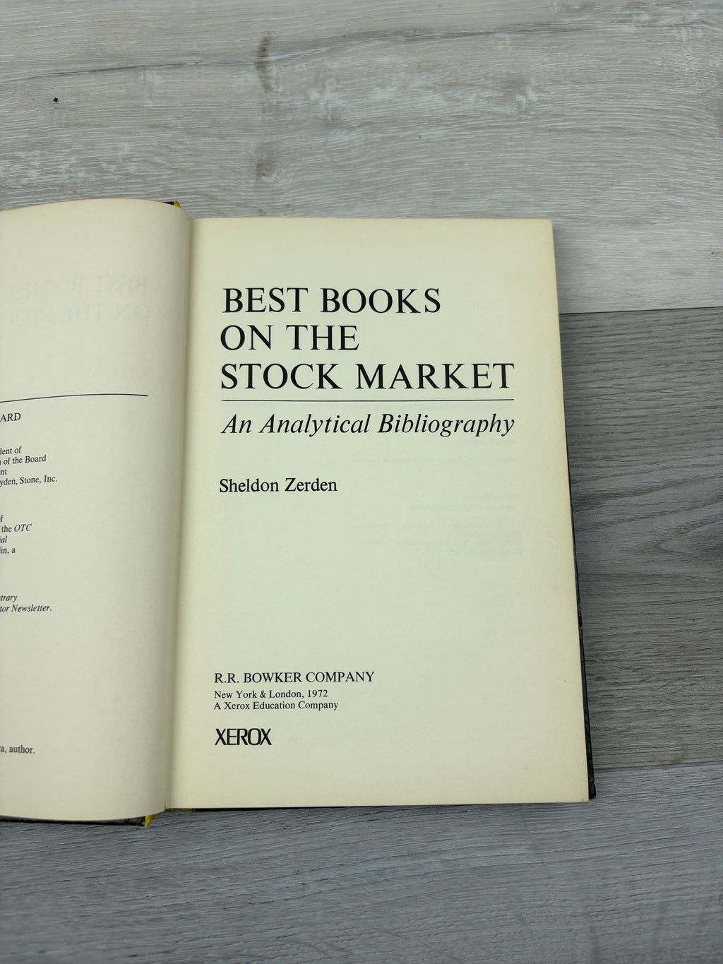 Best Books on the Stock Market: An Analytical Bibliography