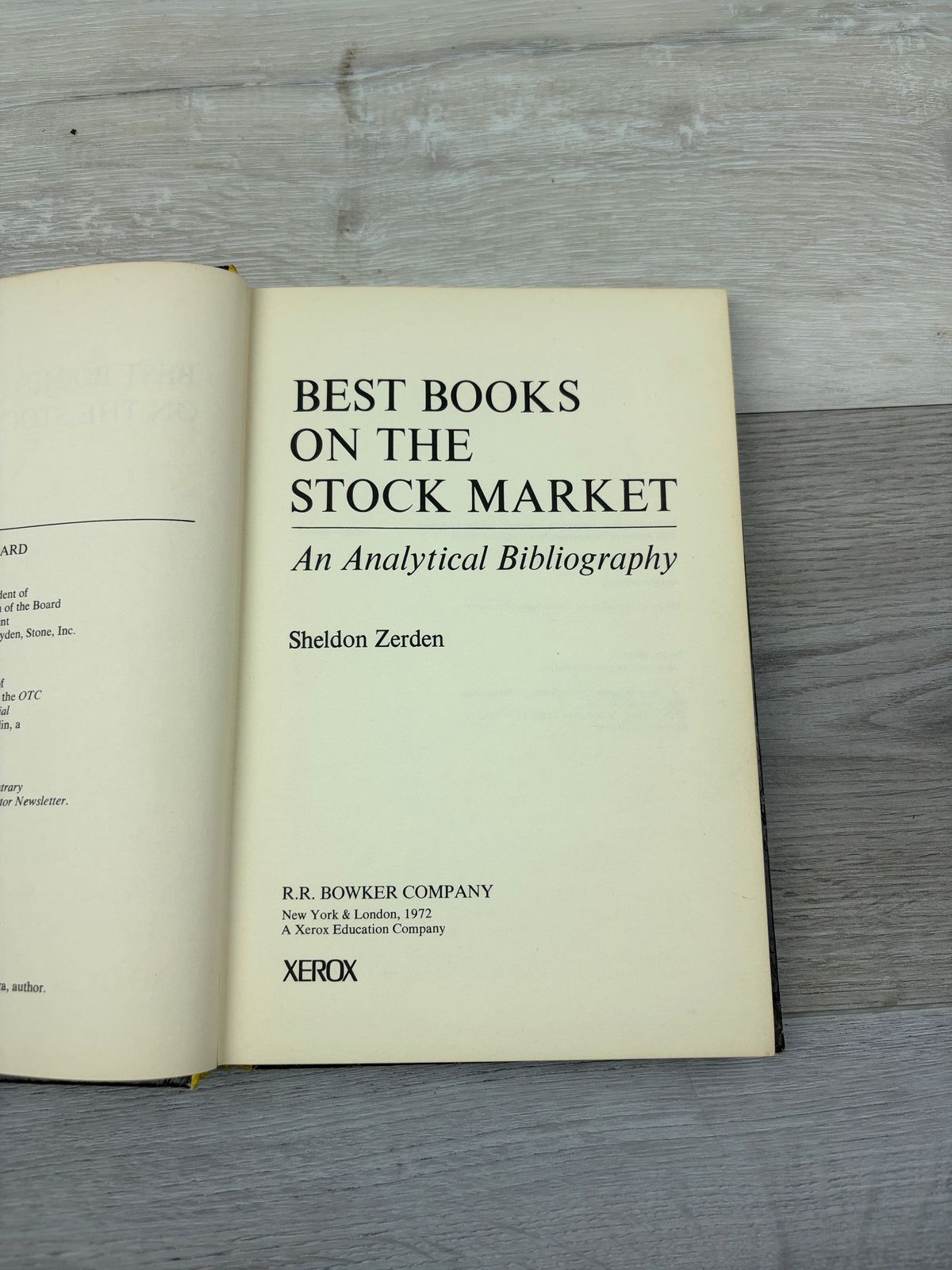 Best Books on the Stock Market: An Analytical Bibliography