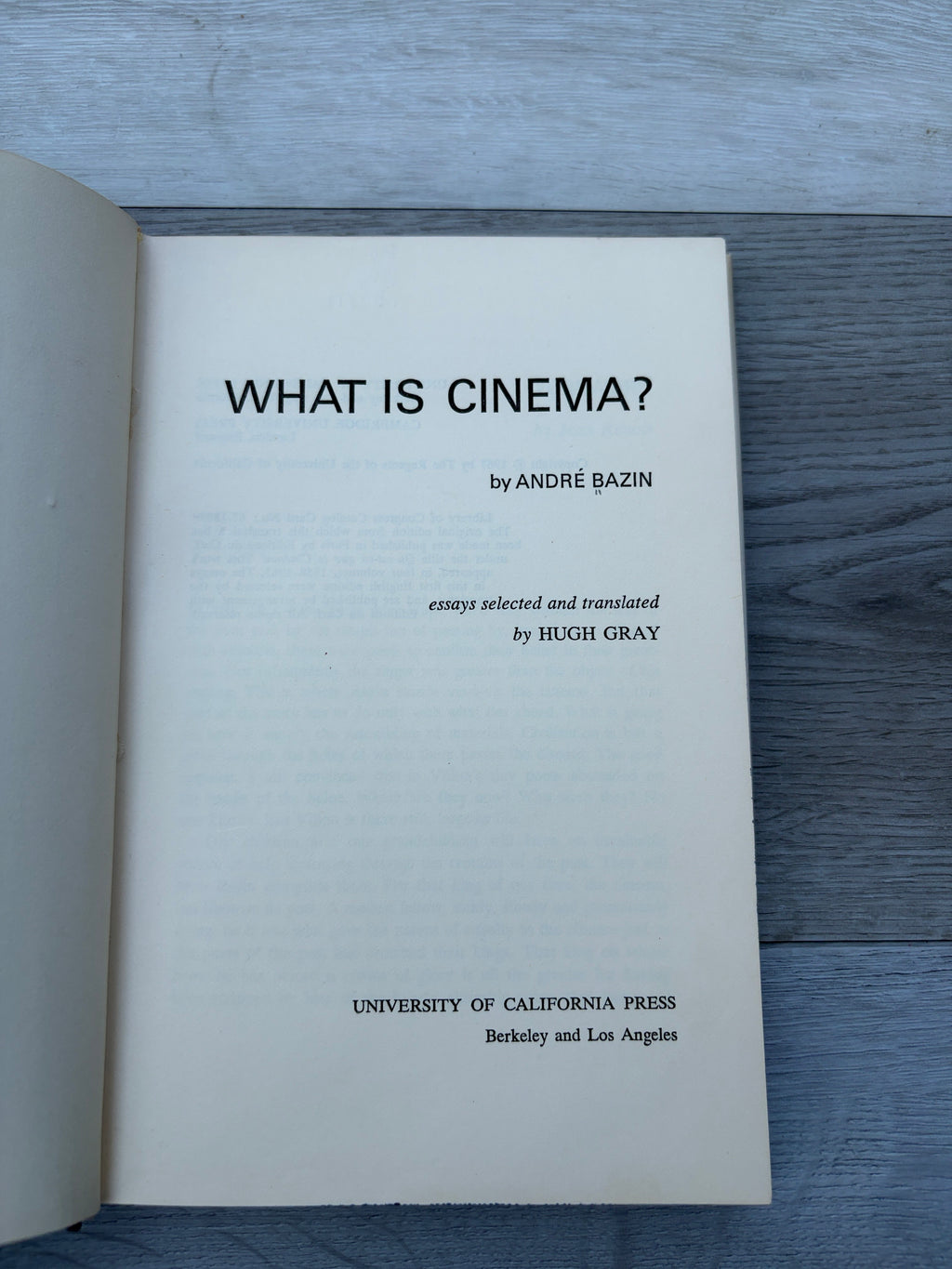 What Is Cinema?