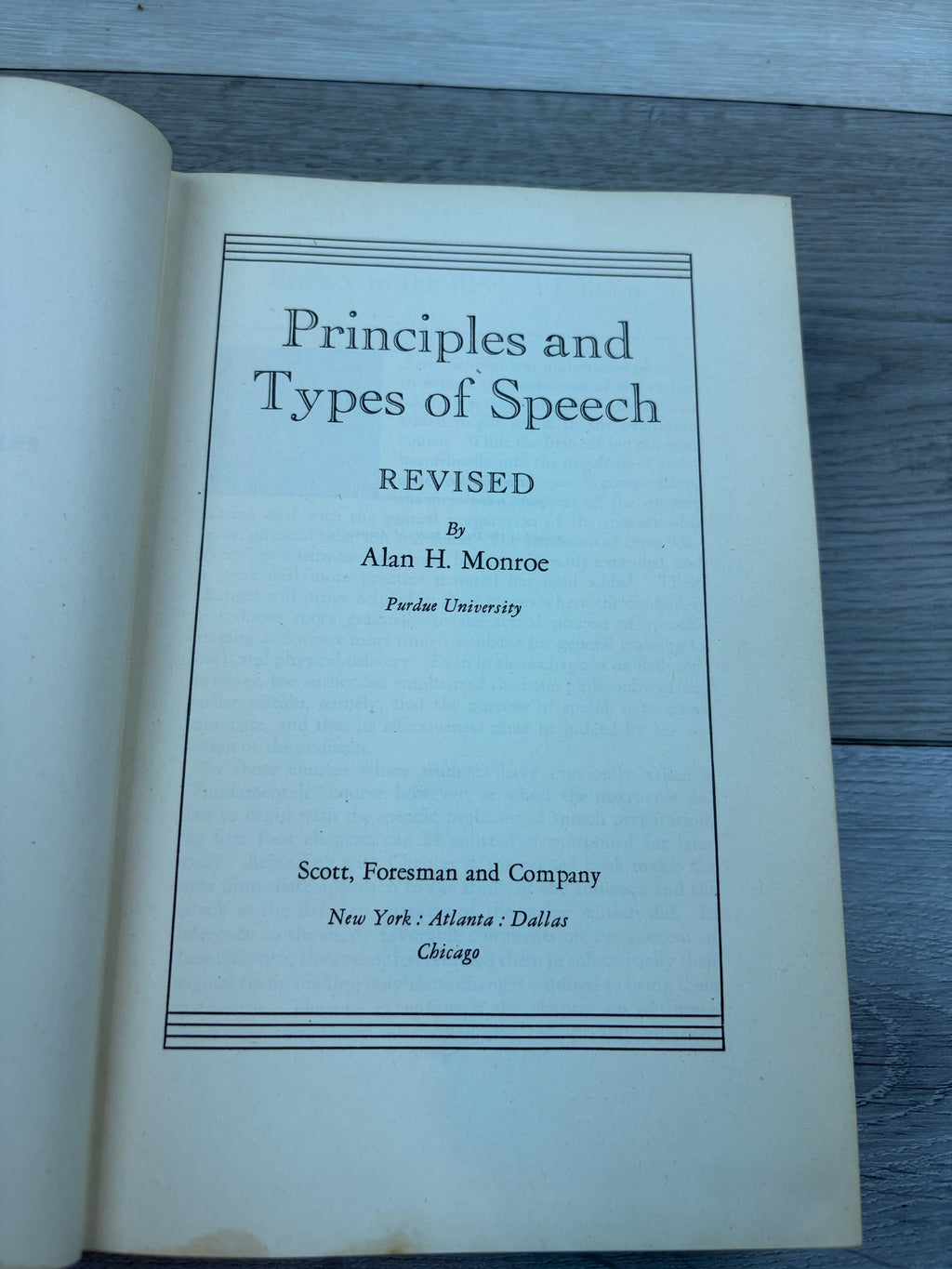 Principles and Types of Speech