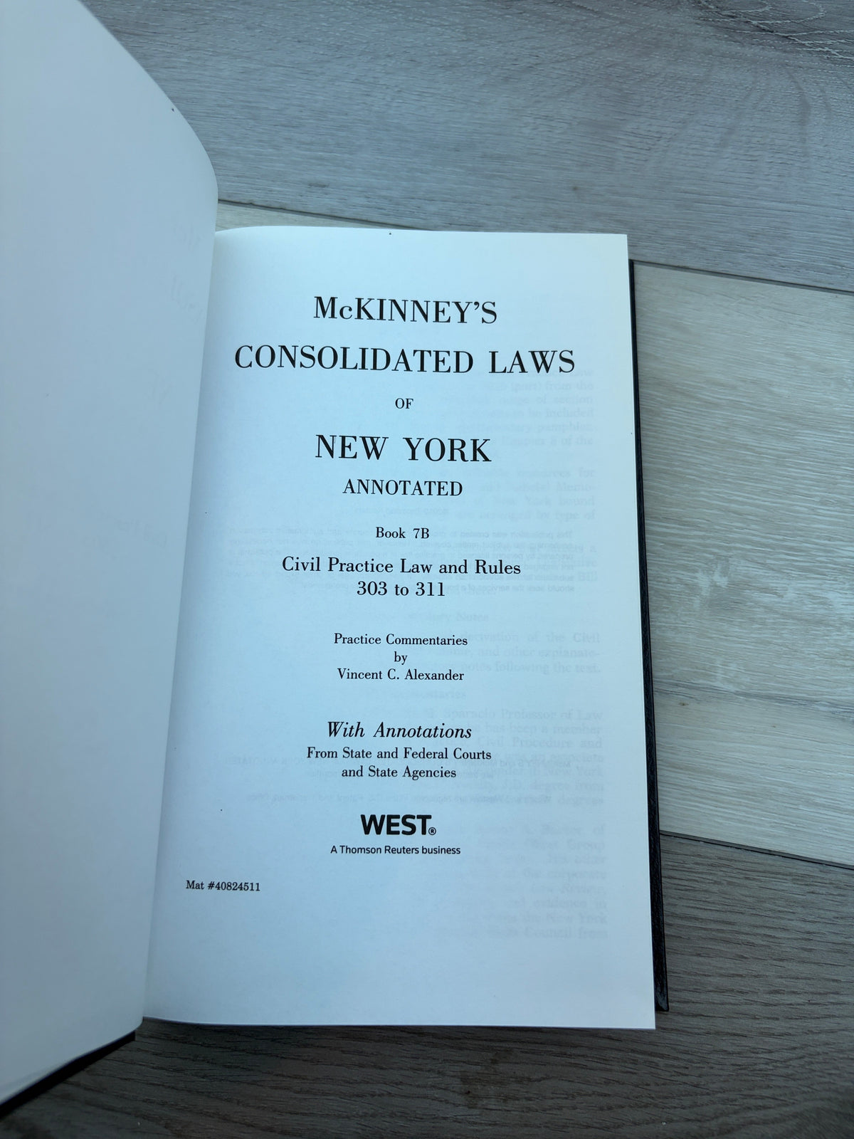 McKinney's Consolidated Laws of NY Annotated 7B
