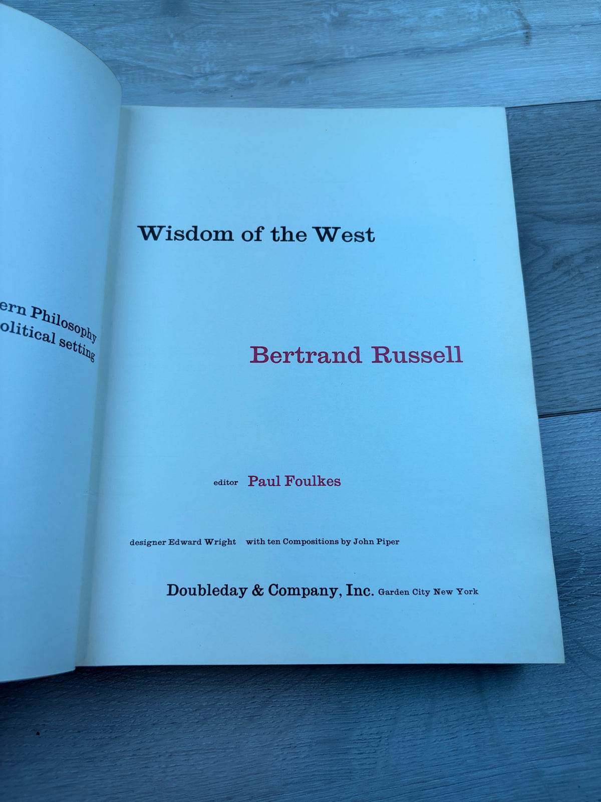 Wisdom of the West