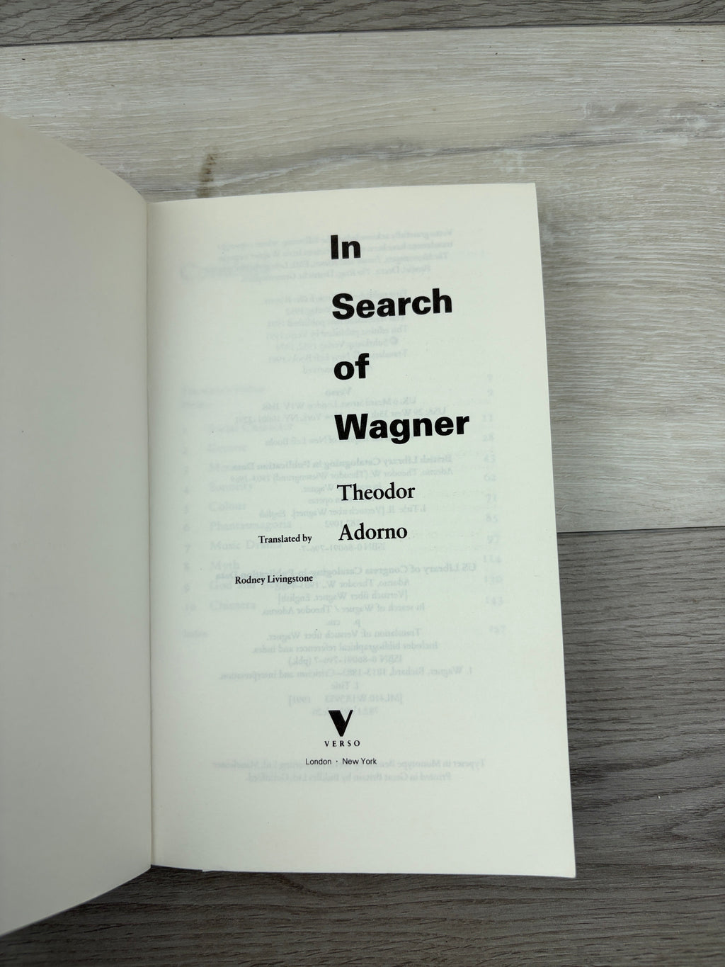 In Search of Wagner