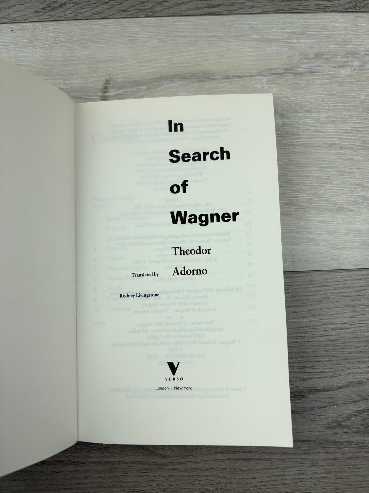 In Search of Wagner