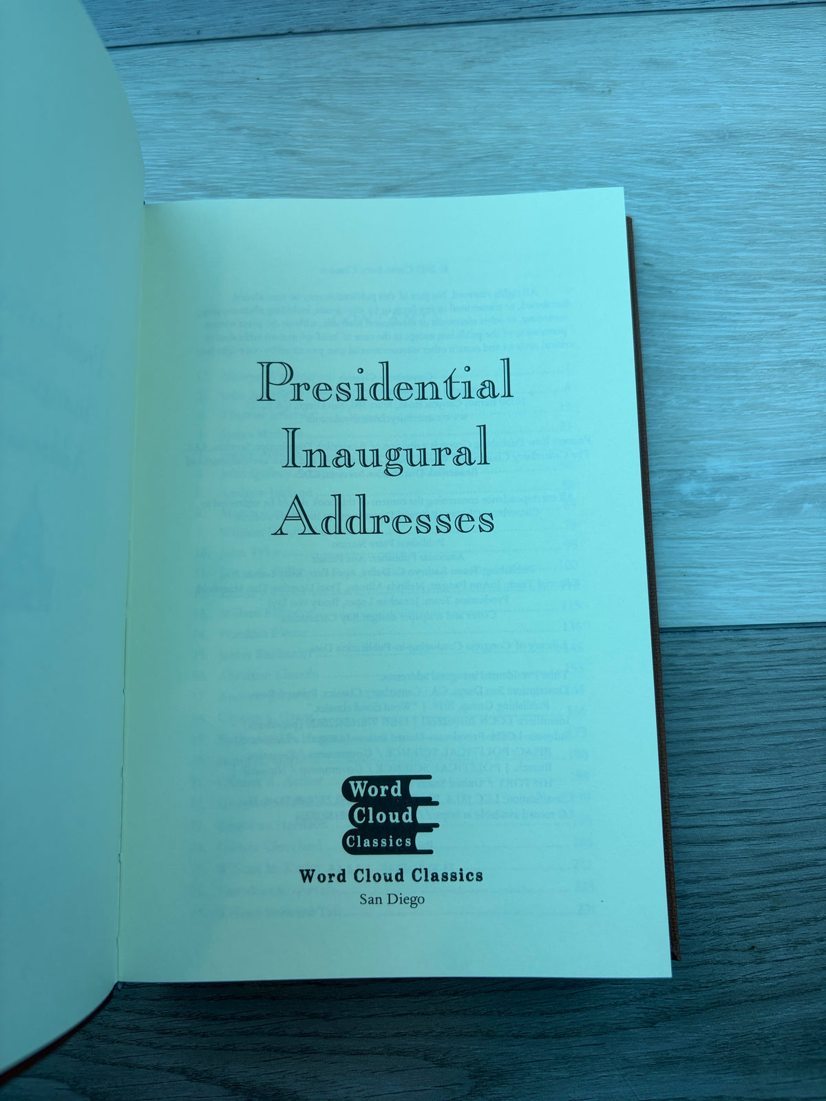 Presidential Inaugural Addresses