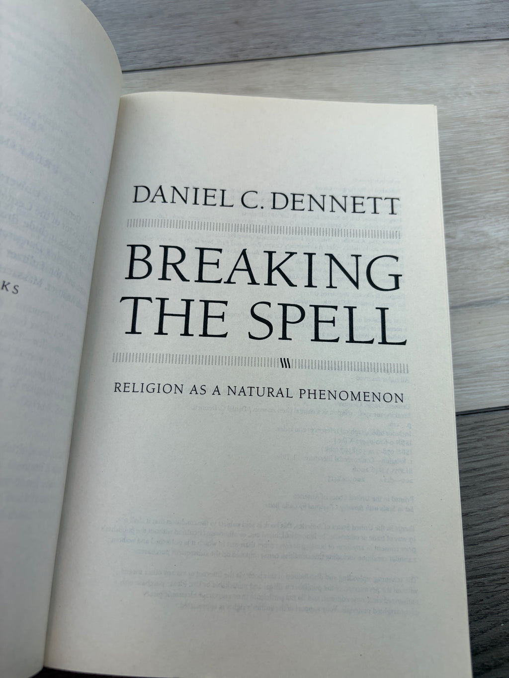 Breaking the Spell: Religion as a Natural Phenomenon