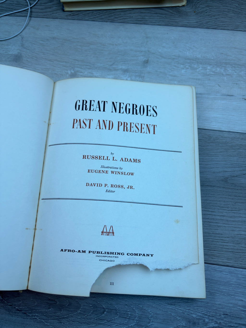Great Negroes Past and Present