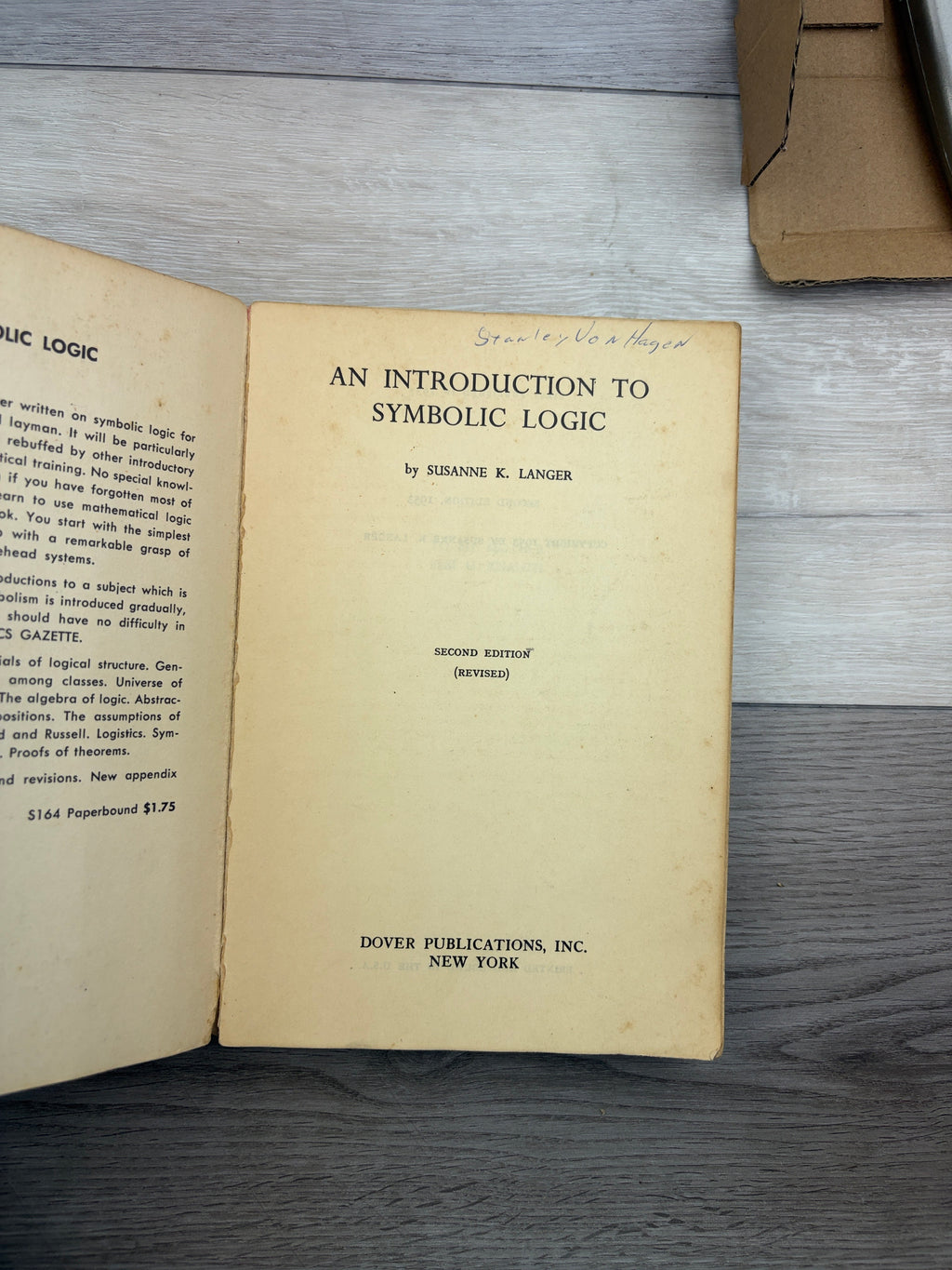 An Introduction to Symbolic Logic