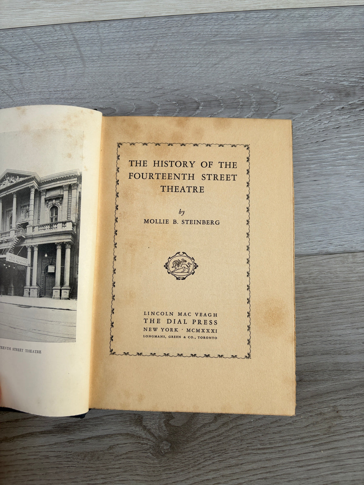 The History of the Fourteenth Street Theatre