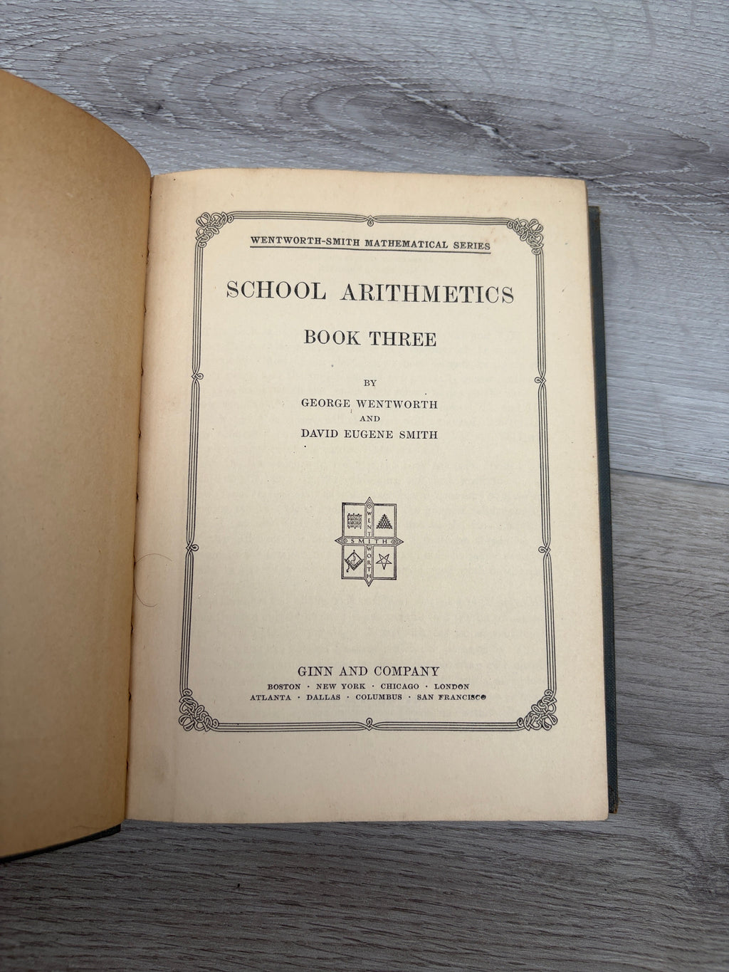 School Arithmetics: Book Three