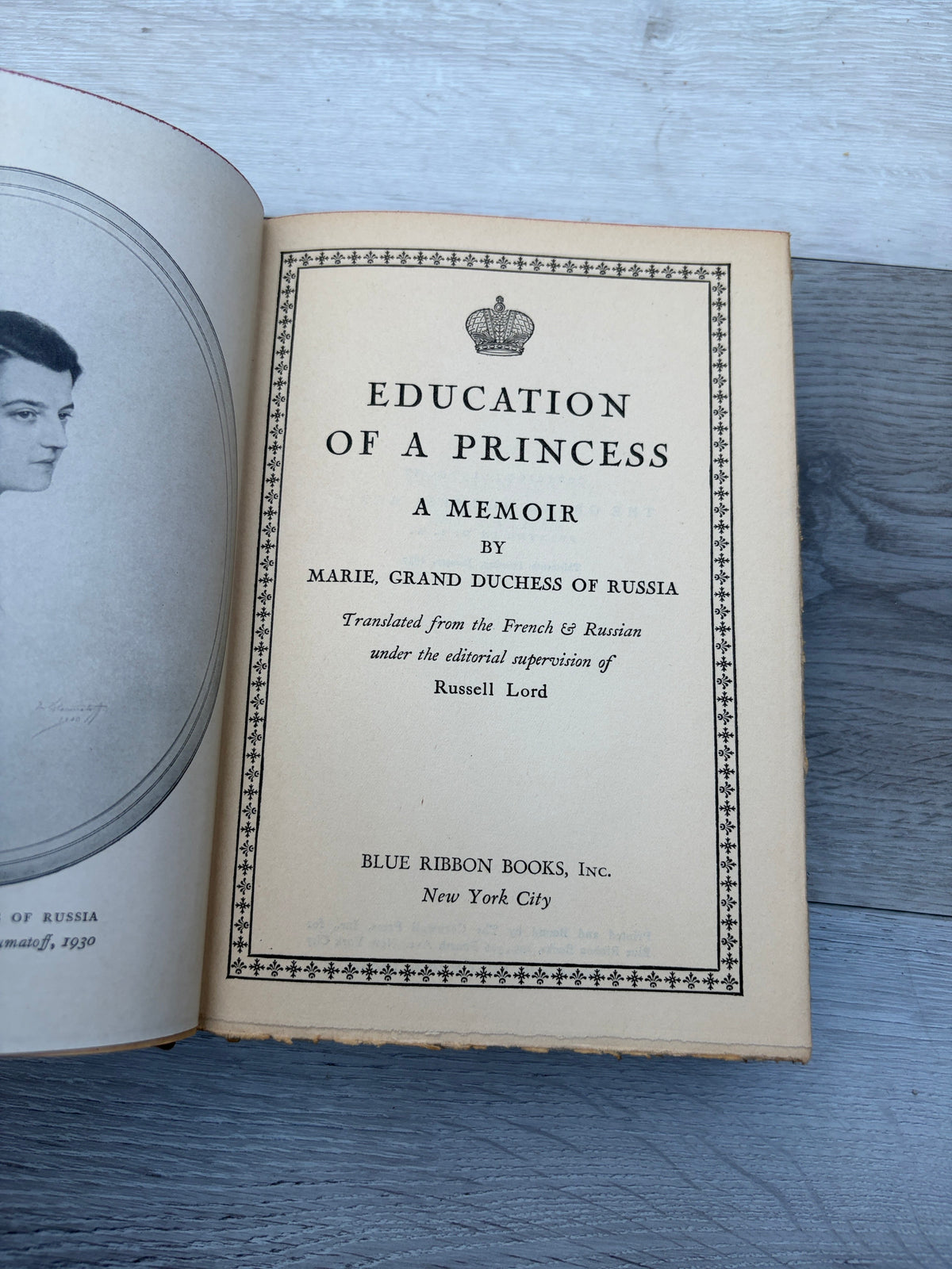 Education of a Princess of Russia: A Memoir