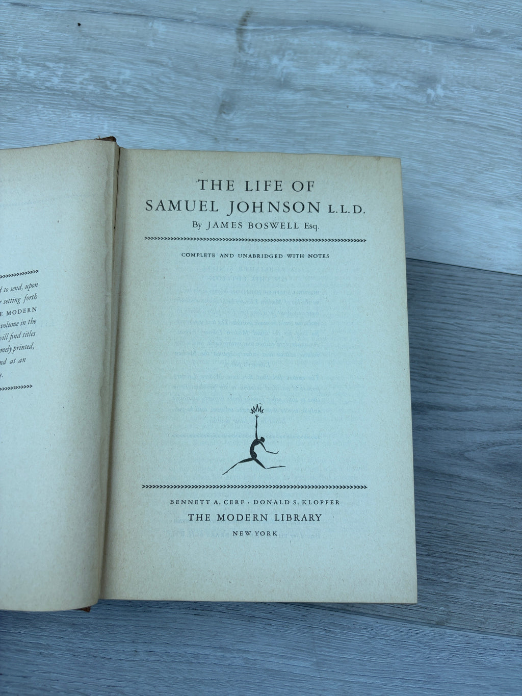 The Life of Samuel Johnson, L.L.D.