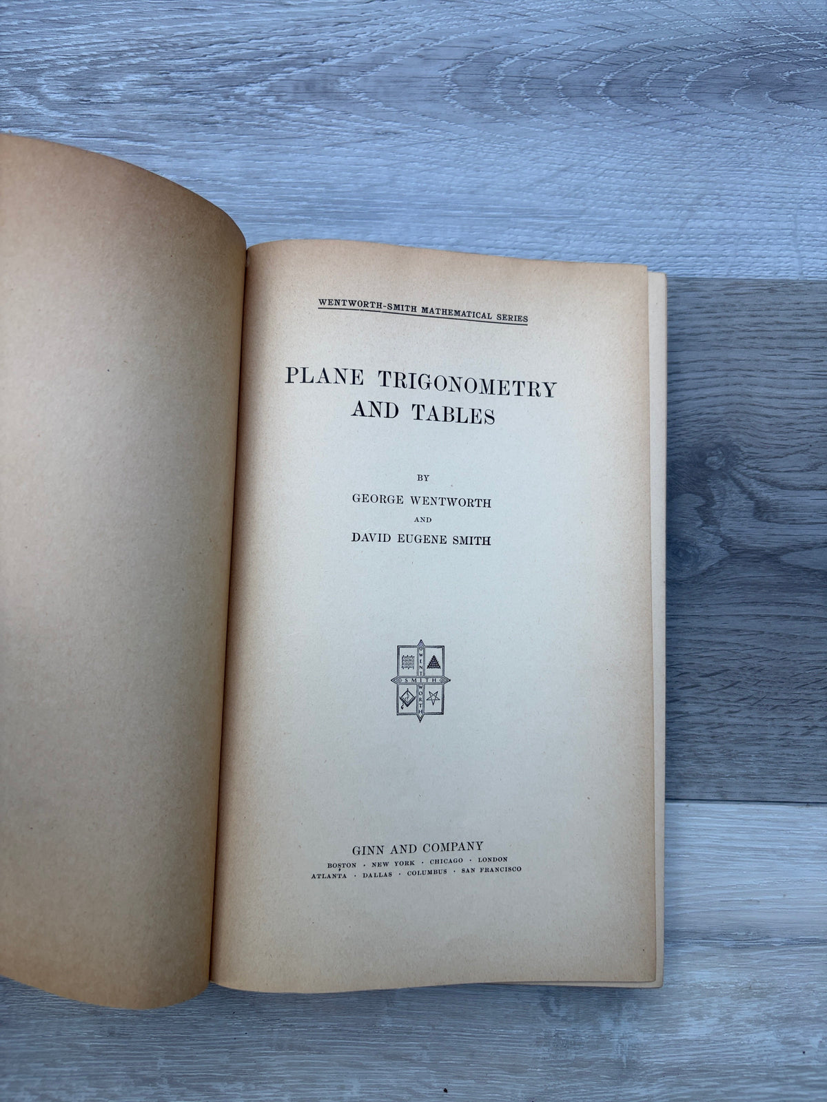 Plane Trigonometry and Tables