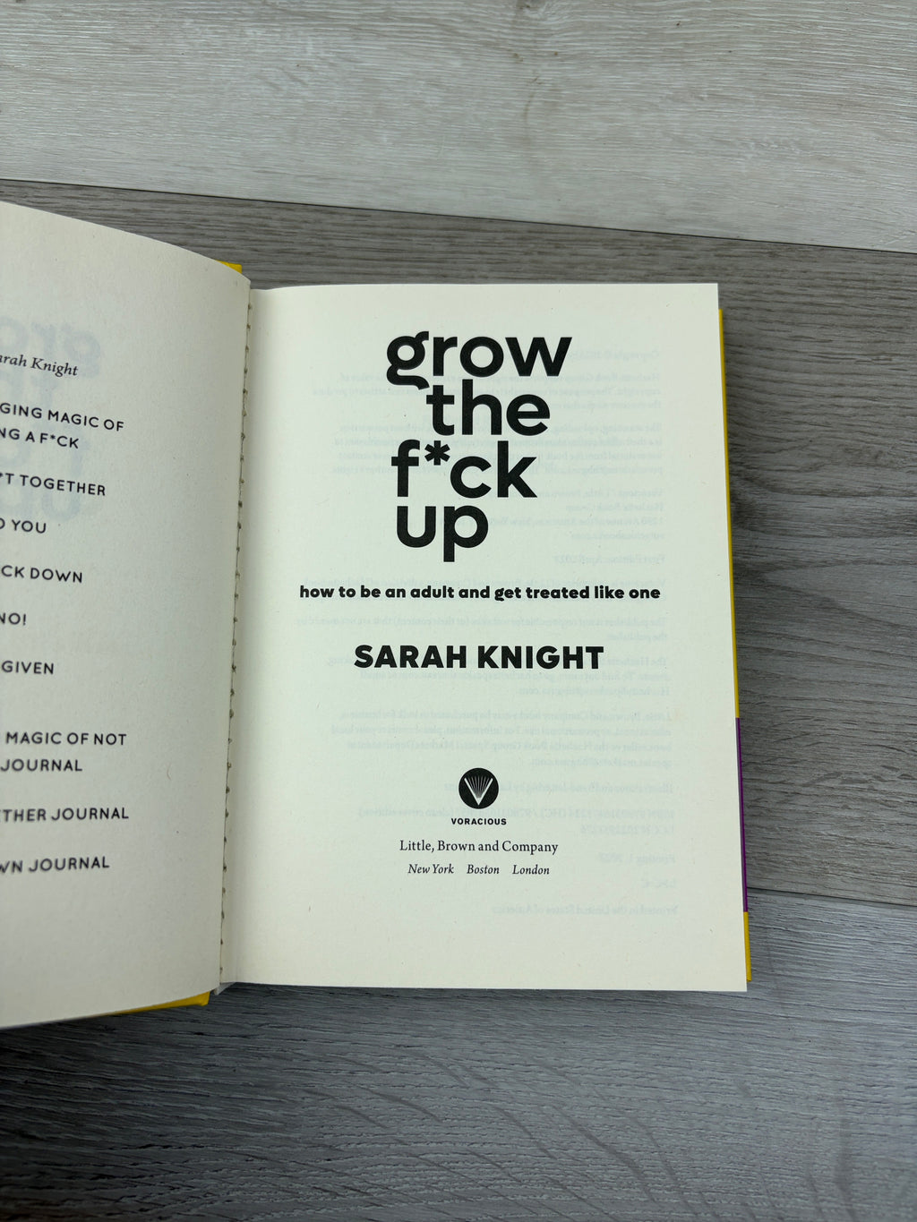 The F*cking Magic of Not Giving a F*ck Journal: How to Be an Adult and Get Treated Like One