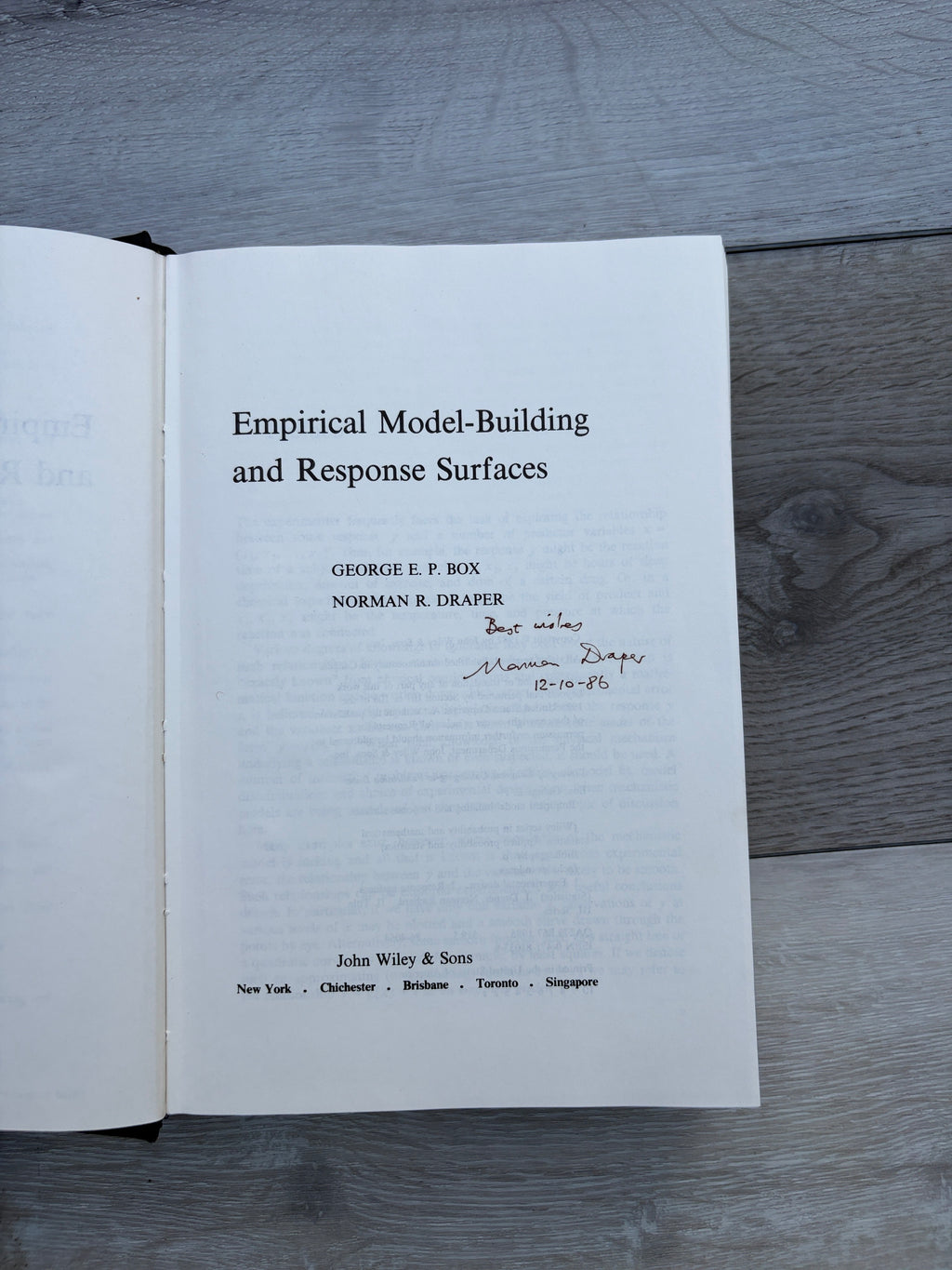 Empirical Model-Building and Response Surfaces
