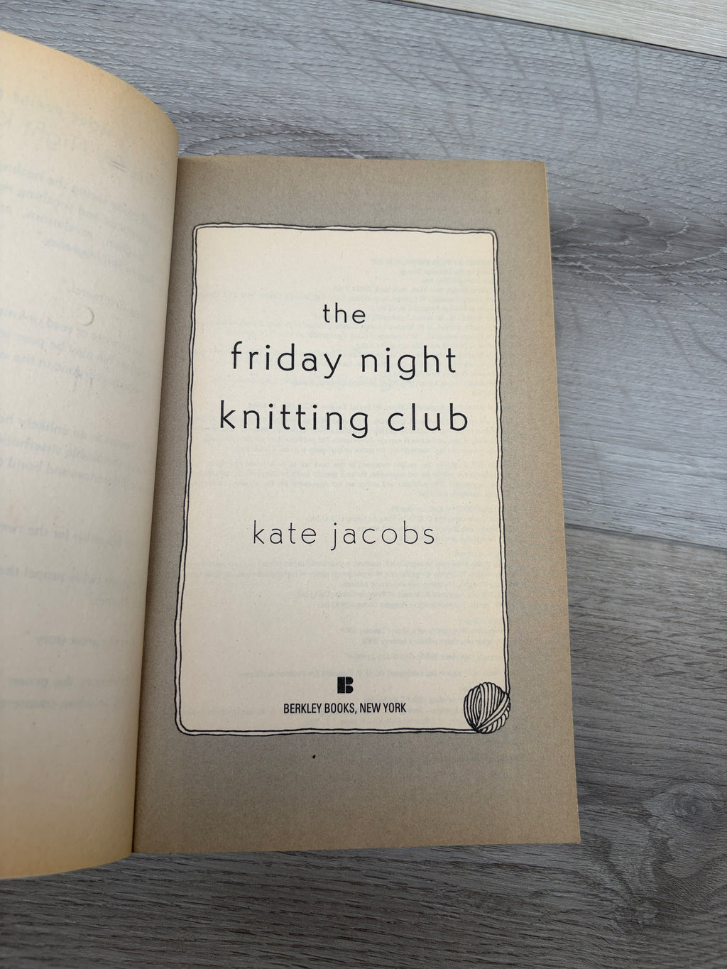 The Friday Night Knitting Club