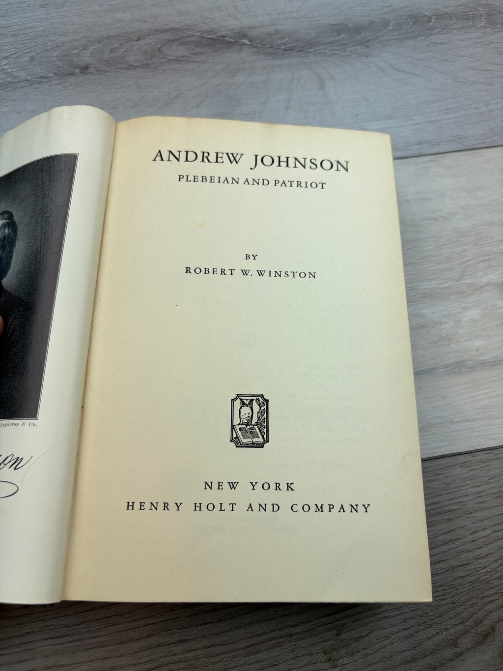 Andrew Johnson: Plebeian and Patriot