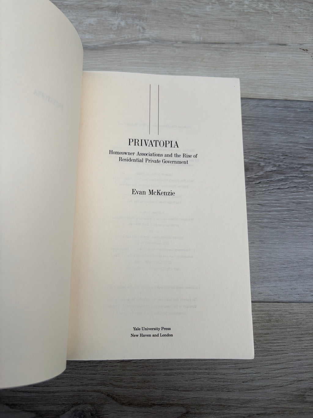Privatopia: Homeowner Associations and the Rise of Residential Private Government