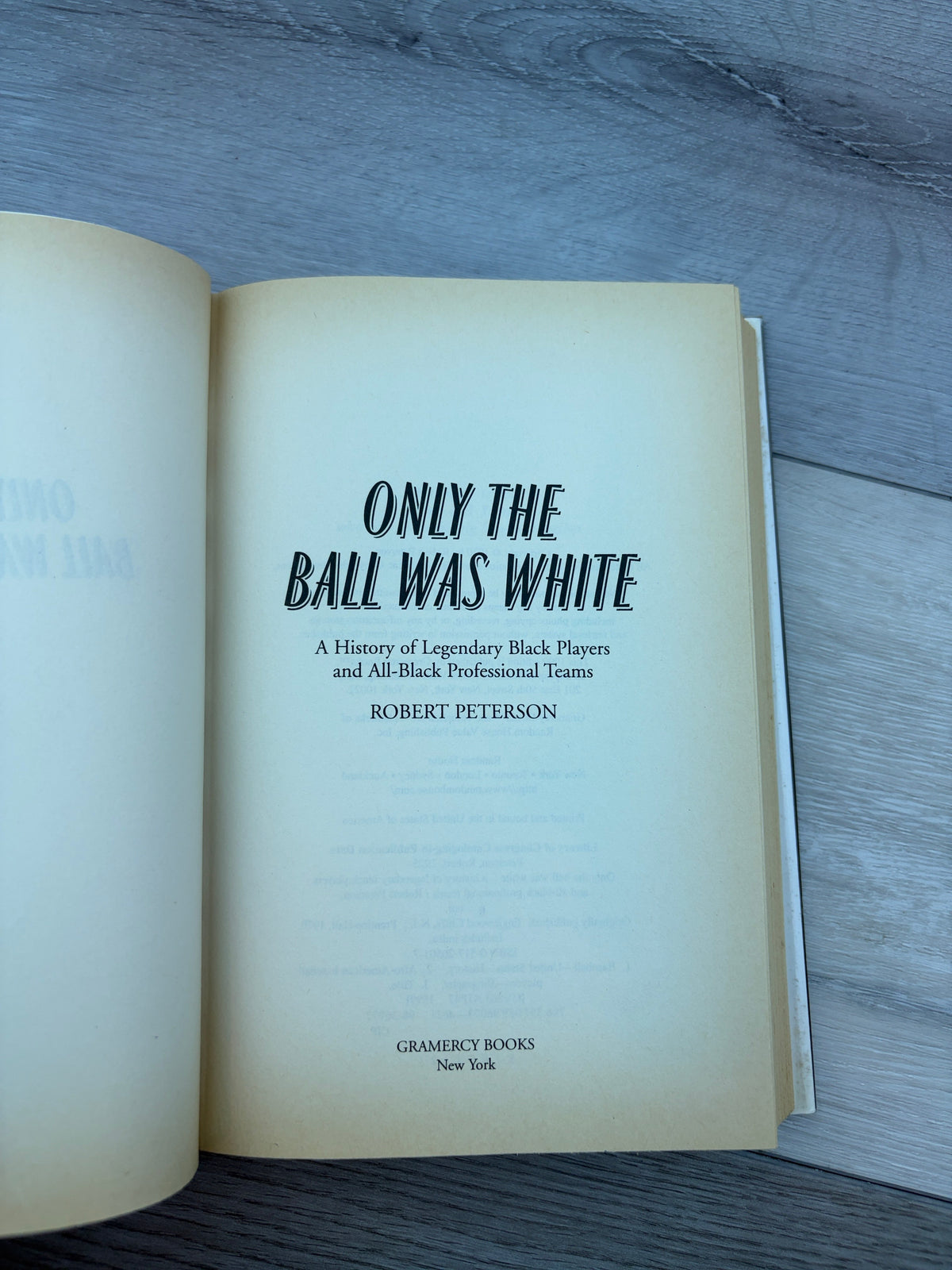 Only the Ball Was White