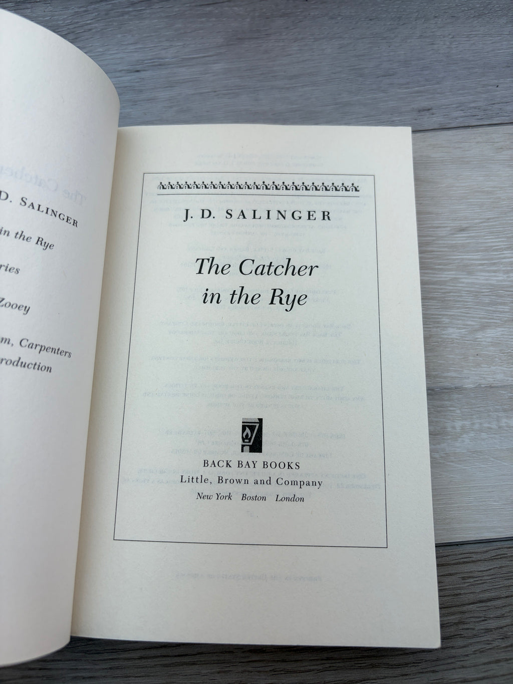 The Catcher in the Rye
