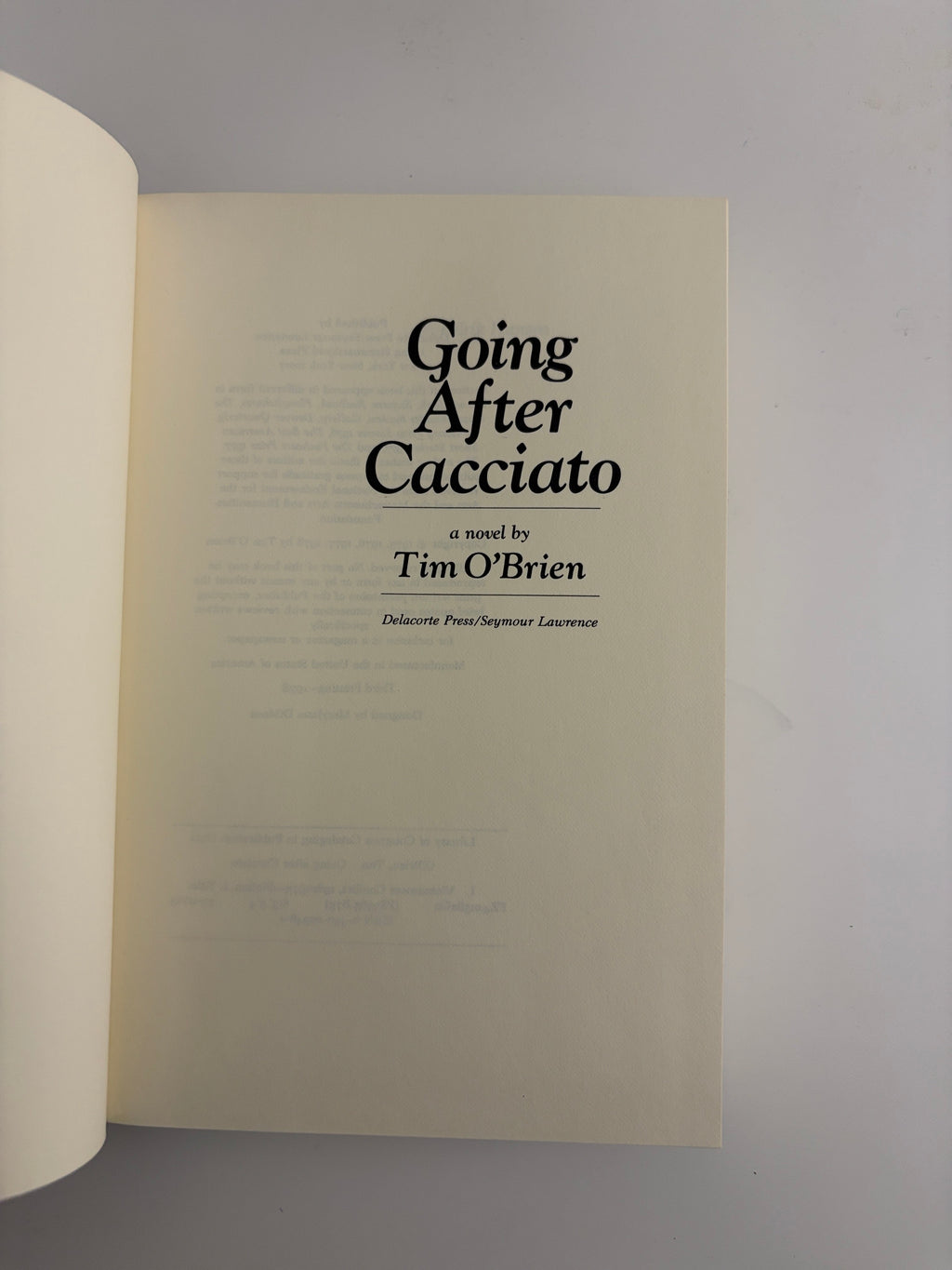 Going After Cacciato