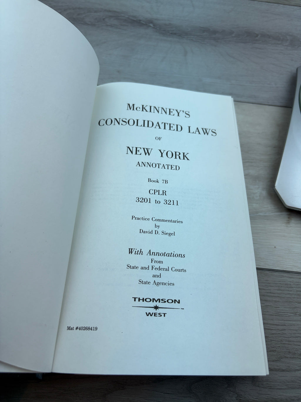 McKinney's Consolidated Laws of New York Annotated, Book 7B