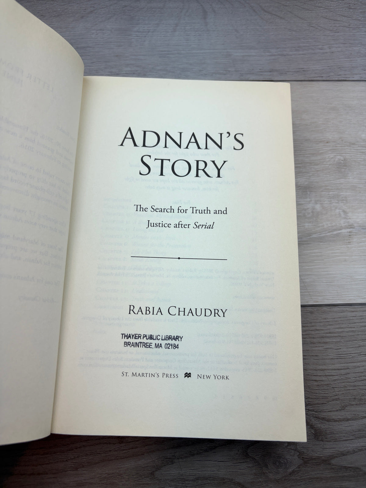 Adnan's Story