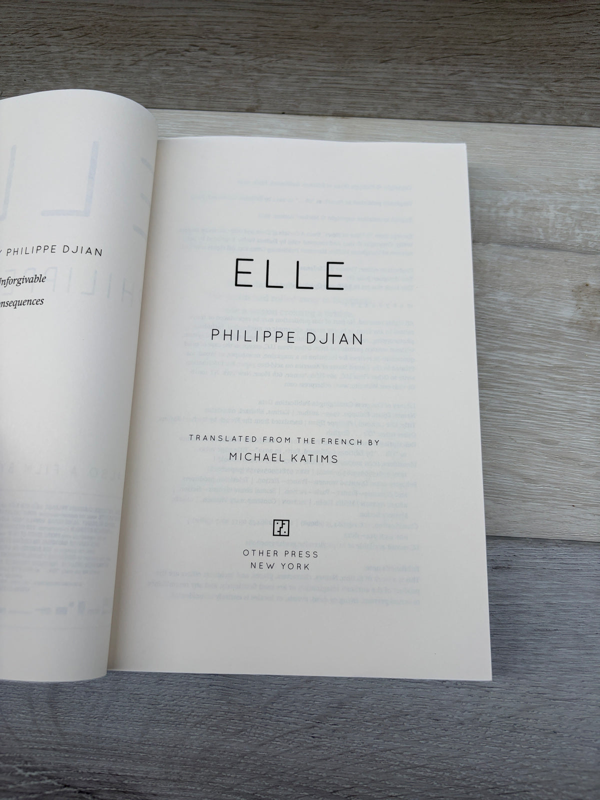 Elle: a novel