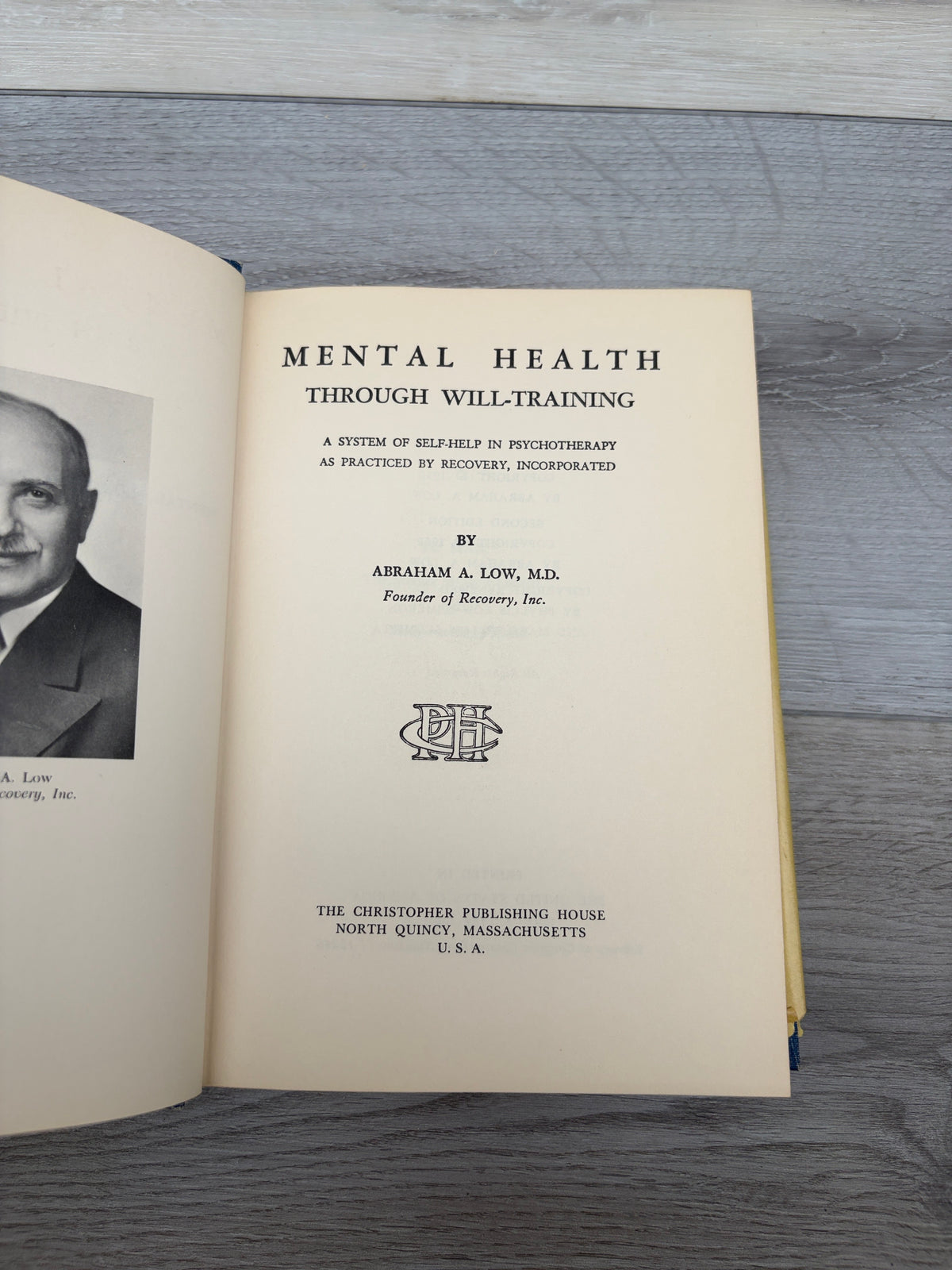 Mental Health Through Will-Training
