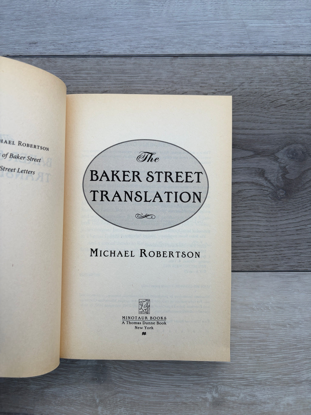 The Baker Street Translation